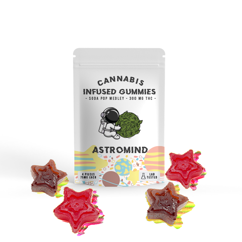 Soda Pop Medley Flavour | 300mg THC | AstroMind Edibles
