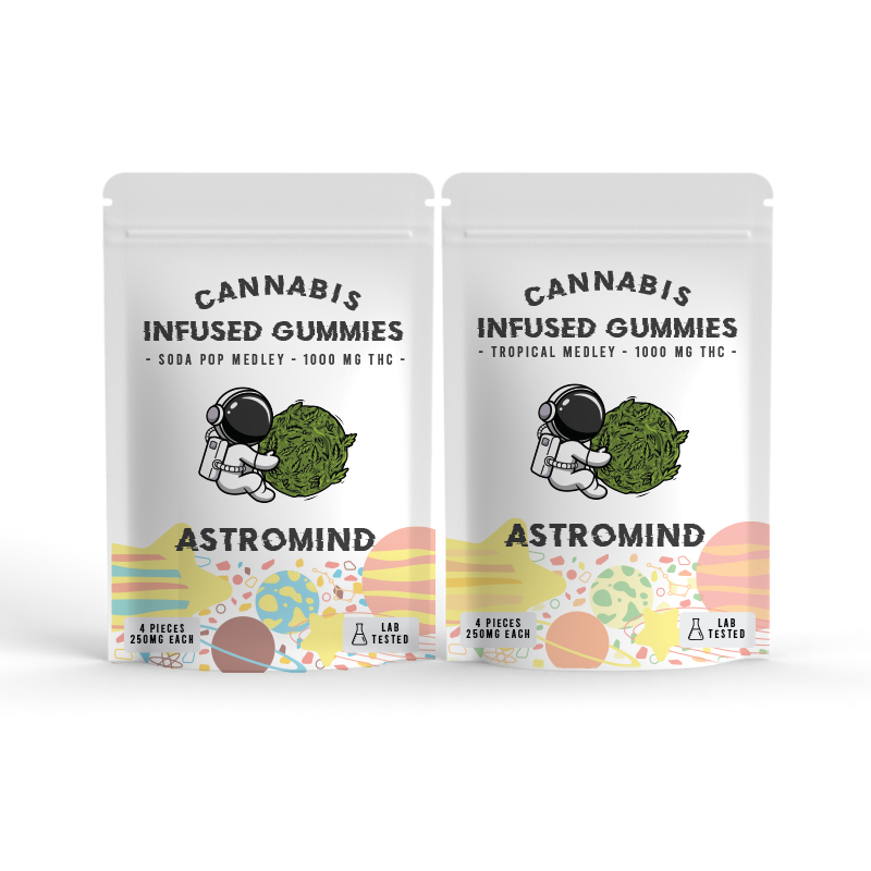 Soda Pop Medley Flavour | 1000mg THC | AstroMind Edibles